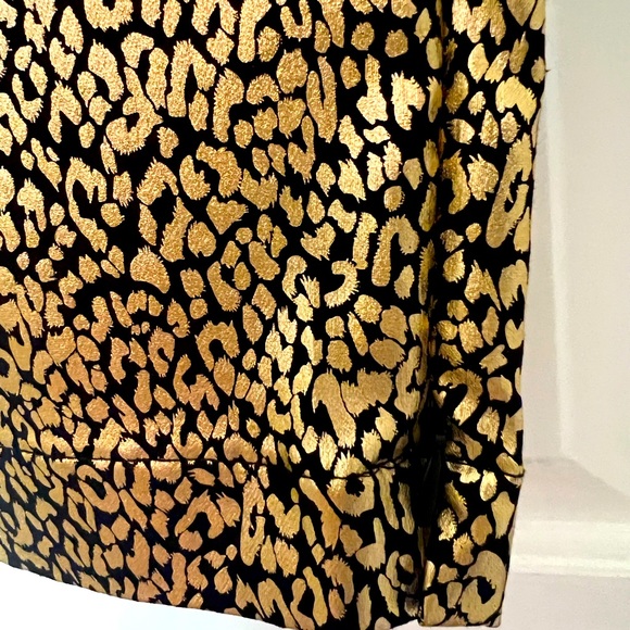 Gold/Black Leopard Design Pants - Picture 6 of 8
